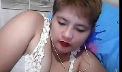 Stripchat BBW Model in White Lingerie