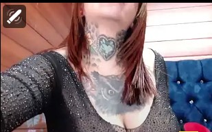 BDSM Model with Huge Tatoo