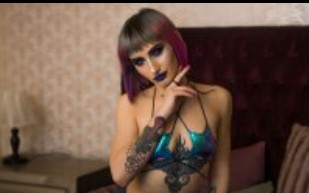 BDSM Model with Massive Makeup