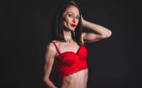 LiveJasmin Milf Model in Red Lingerie