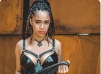 SlutRoulette BDSM Model with Whip