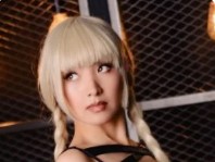 SlutRoulette Blonde Asian Model