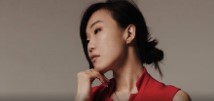 BimBim Japanese Model in Red Dress