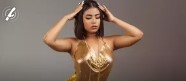 LiveJasmin Latina Model in Gold Dress